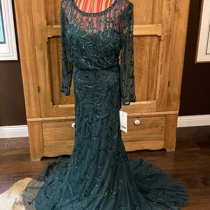 NWT, Christina Wu formal gown. Perfect for holiday celebrations or wedding.